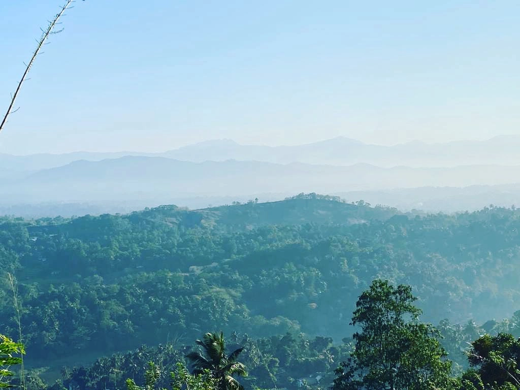 The hills seen from Kandy Casa