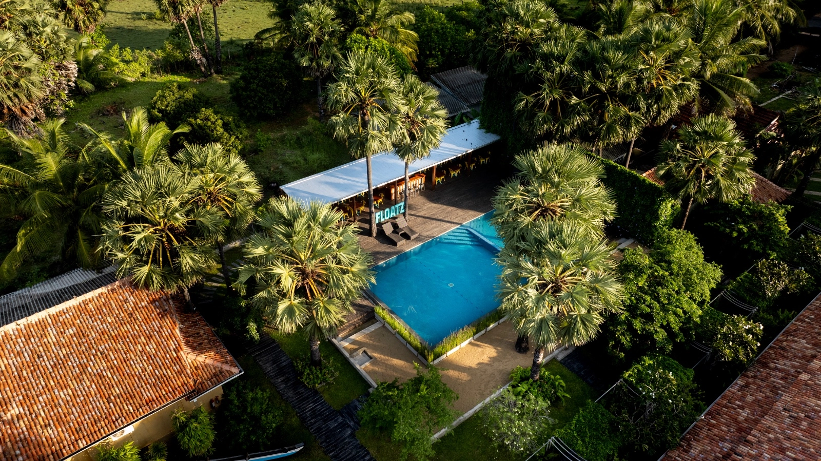 Palmera Eco Resort seen from the air