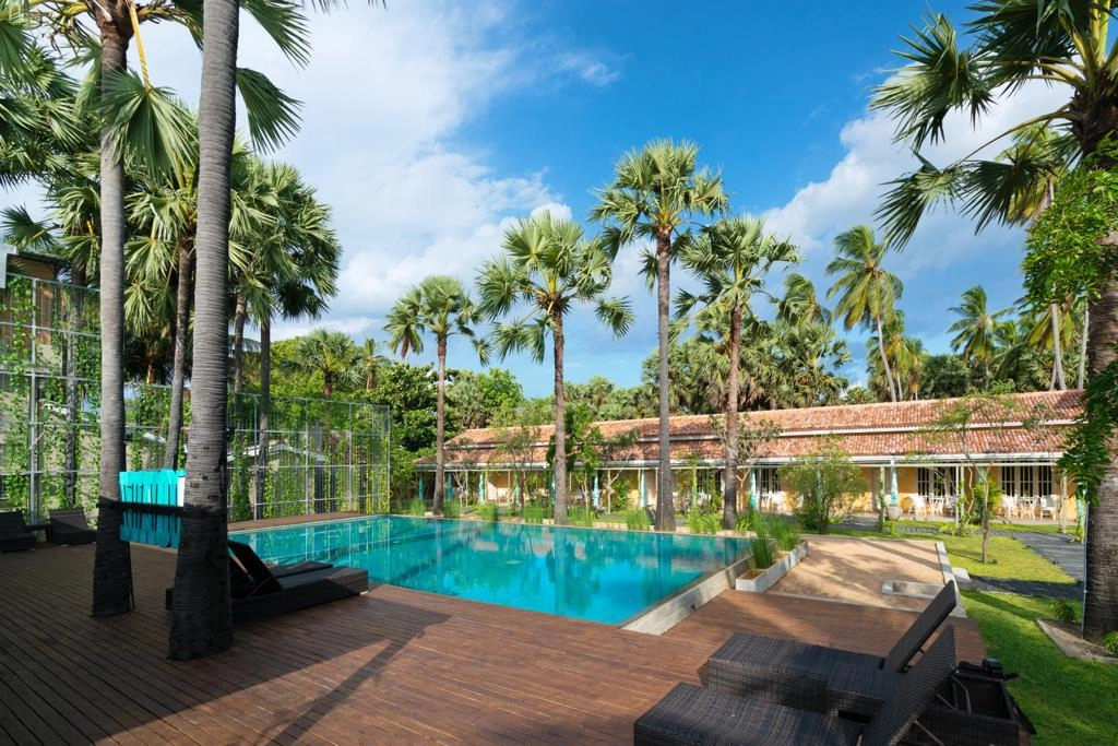 The outdoor pool at Palmera Eco Resort